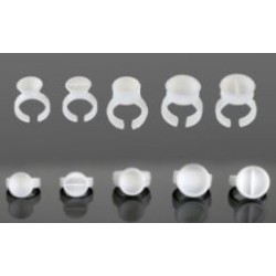 Disposable Glue Rings Holder White (50 ct)