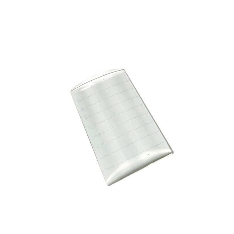 U Shaped Clear Crystal Lash Strip Holder Palette with Length