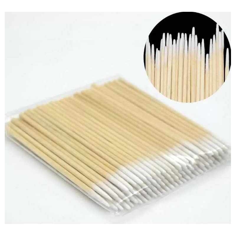 Cotton Swabs Tips Pointed Swab Applicator Q tips Wooden Sticks