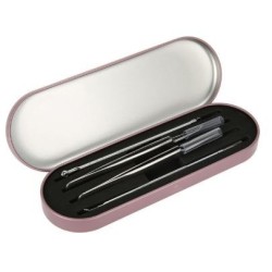 Tinplate Organizer Case Storage Box For Eyelash Extension Tweezers (1 ct)