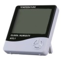 Mini Digital LCD Temperature Humidity Meter Clock Indoor Hygrometer Thermometer